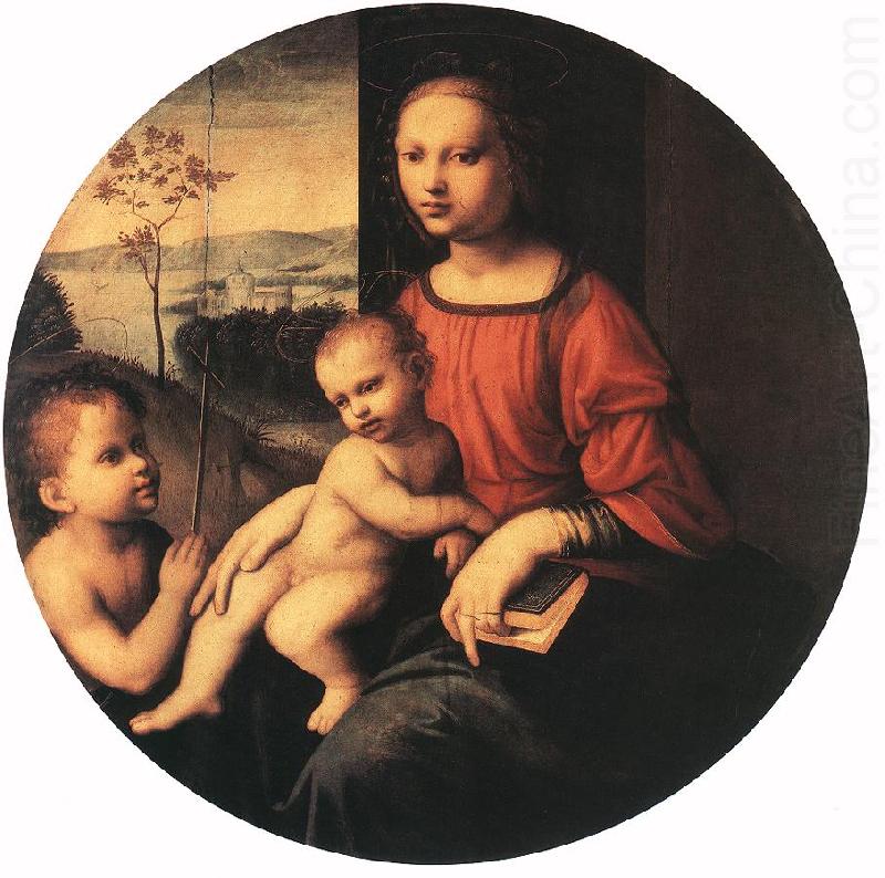 BUGIARDINI, Giuliano Virgin and Child with the Infant St John the Baptist china oil painting image